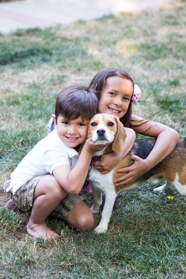 brother and sister adopt a dog - family bucket list