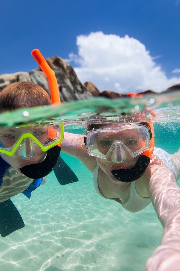 kids snorkeling - bucket list for families