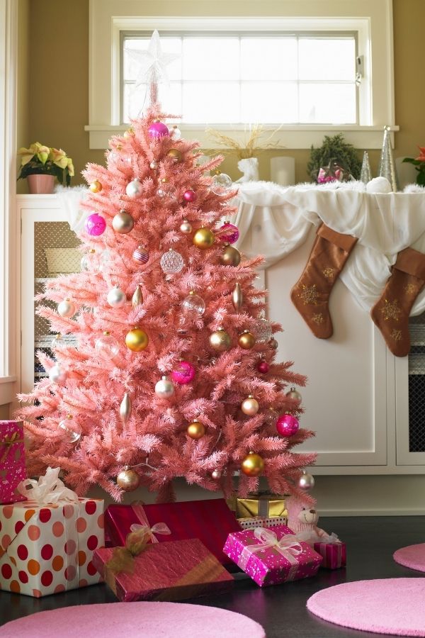 Christmas bucket list - make a pink Christmas tree